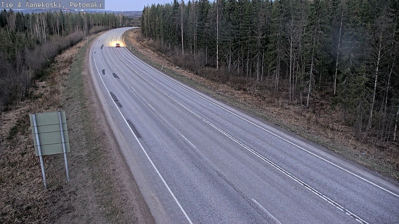 Weather Camera Image Road 4 Äänekoski. PetomäkiPetomäki, Äänekoski, Keski-Suomi