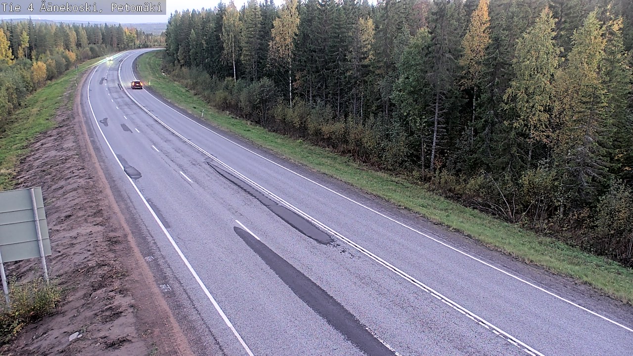 Kelikamerat Kuva Tie 4 Äänekoski. Petomäki, Äänekoski, Keski-Suomi
