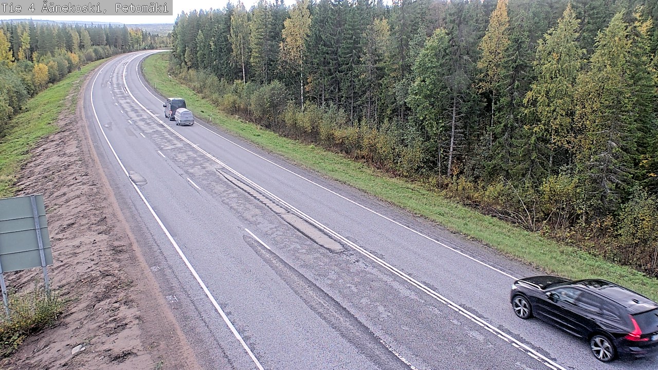 Kelikamerat Kuva Tie 4 Äänekoski. Petomäki, Äänekoski, Keski-Suomi