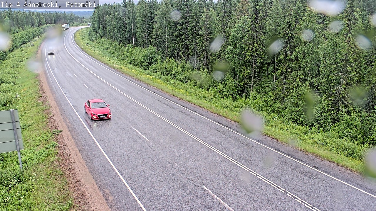 Weather Camera Image Väg 4 Äänekoski. PetomäkiPetomäki, Äänekoski, Keski-Suomi