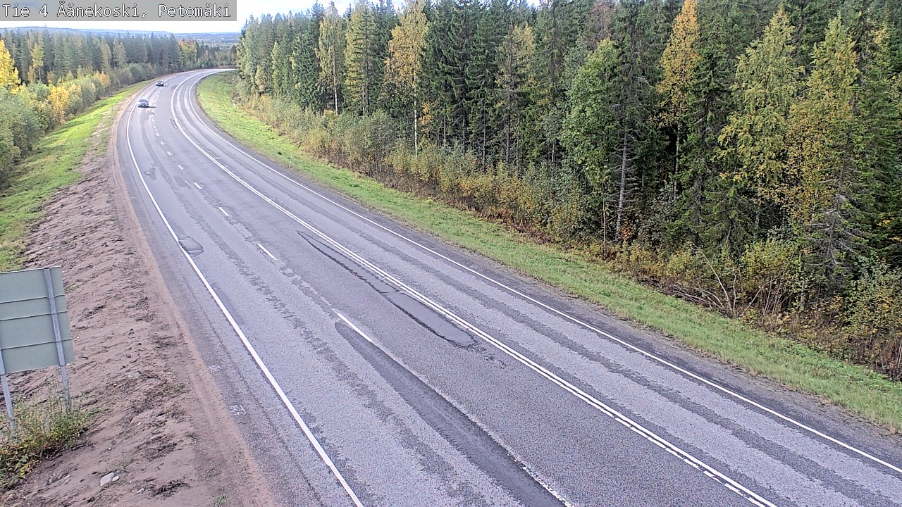 Weather Camera Image Road 4 Äänekoski. PetomäkiPetomäki, Äänekoski, Keski-Suomi