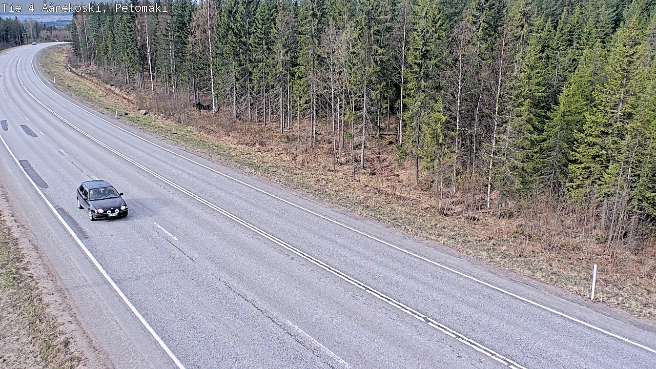 Weather Camera Image Road 4 Äänekoski. PetomäkiPetomäki, Äänekoski, Keski-Suomi