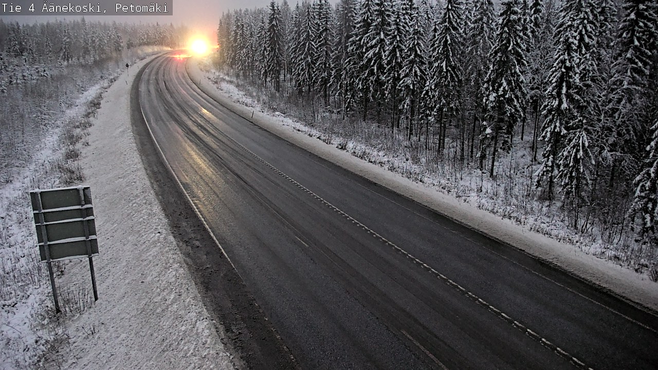 Weather Camera Image Road 4 Äänekoski. PetomäkiPetomäki, Äänekoski, Keski-Suomi