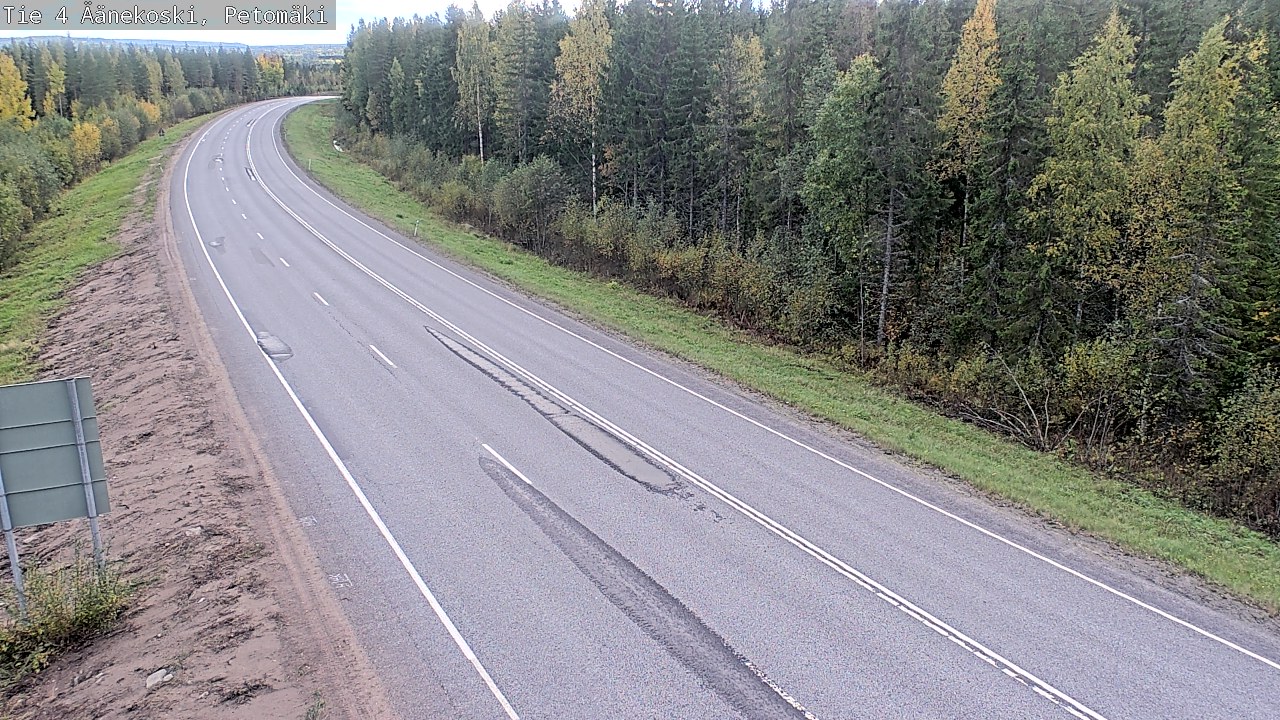 Weather Camera Image Road 4 Äänekoski. PetomäkiPetomäki, Äänekoski, Keski-Suomi