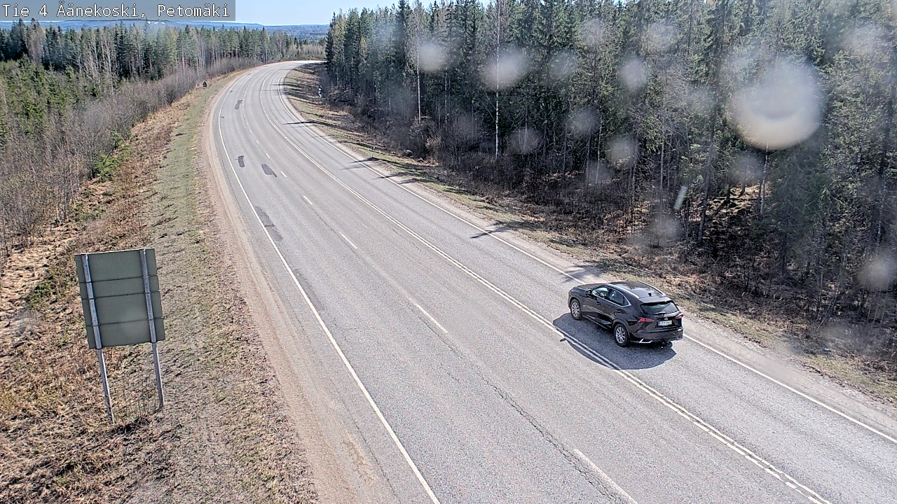 Weather Camera Image Väg 4 Äänekoski. PetomäkiPetomäki, Äänekoski, Keski-Suomi