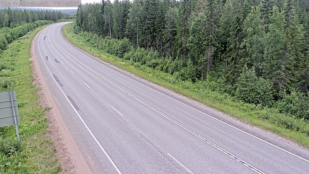 Kelikamerat Kuva Tie 4 Äänekoski. Petomäki, Äänekoski, Keski-Suomi