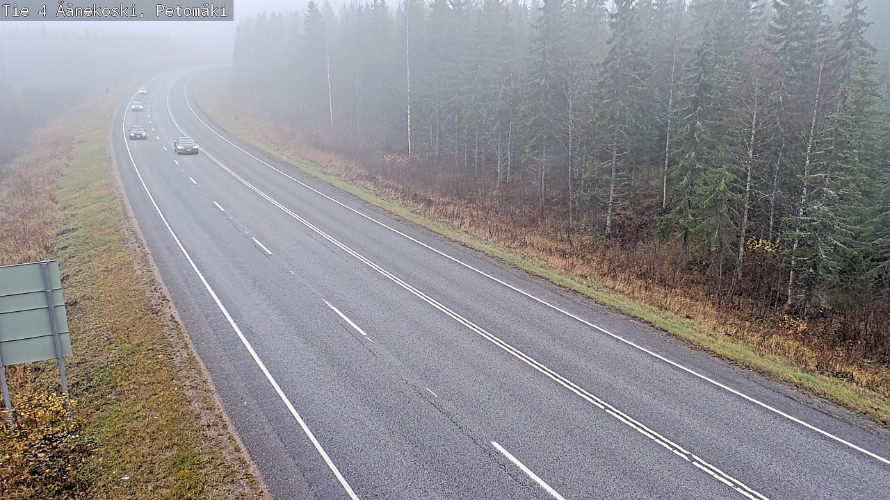 Kelikamerat Kuva Tie 4 Äänekoski. Petomäki, Äänekoski, Keski-Suomi