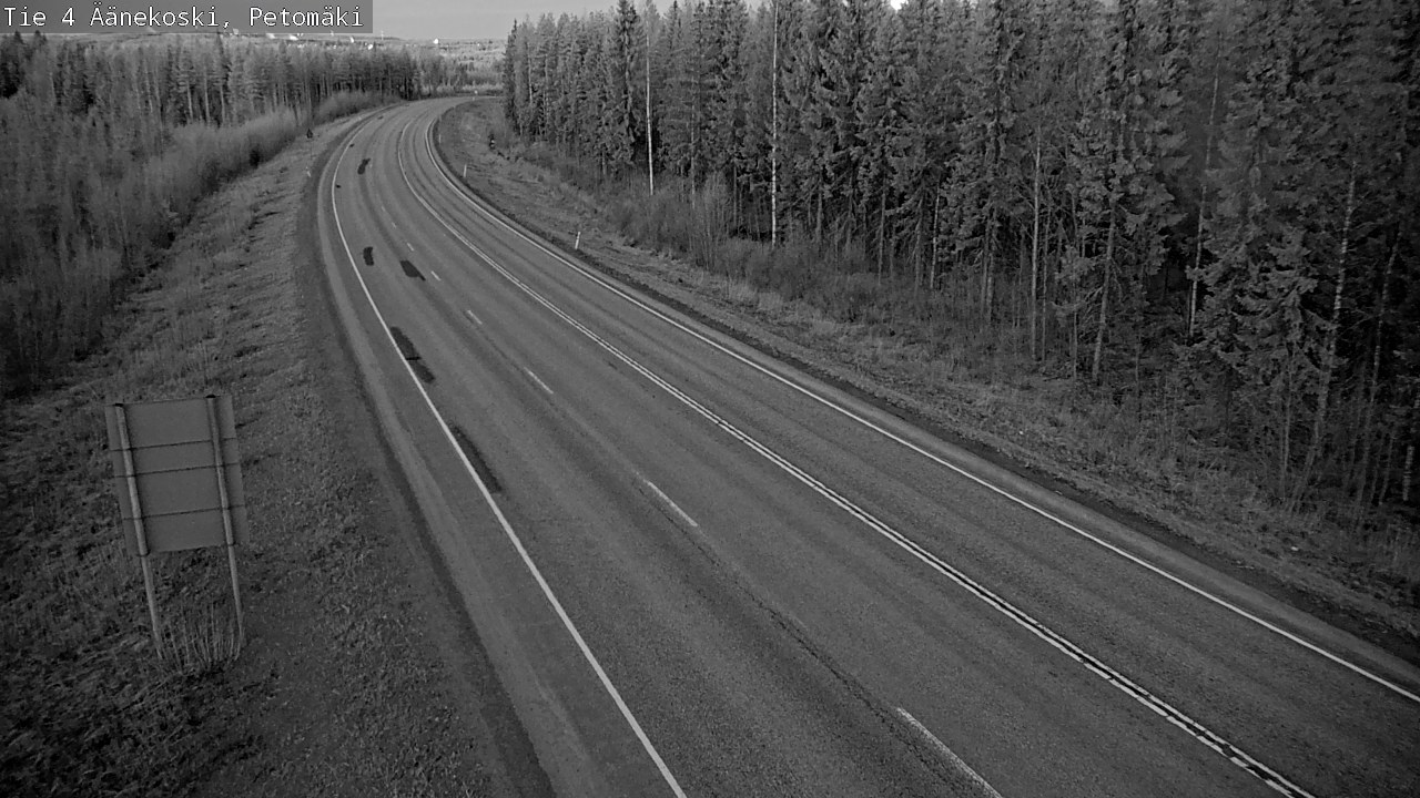 Weather Camera Image Road 4 Äänekoski. PetomäkiPetomäki, Äänekoski, Keski-Suomi