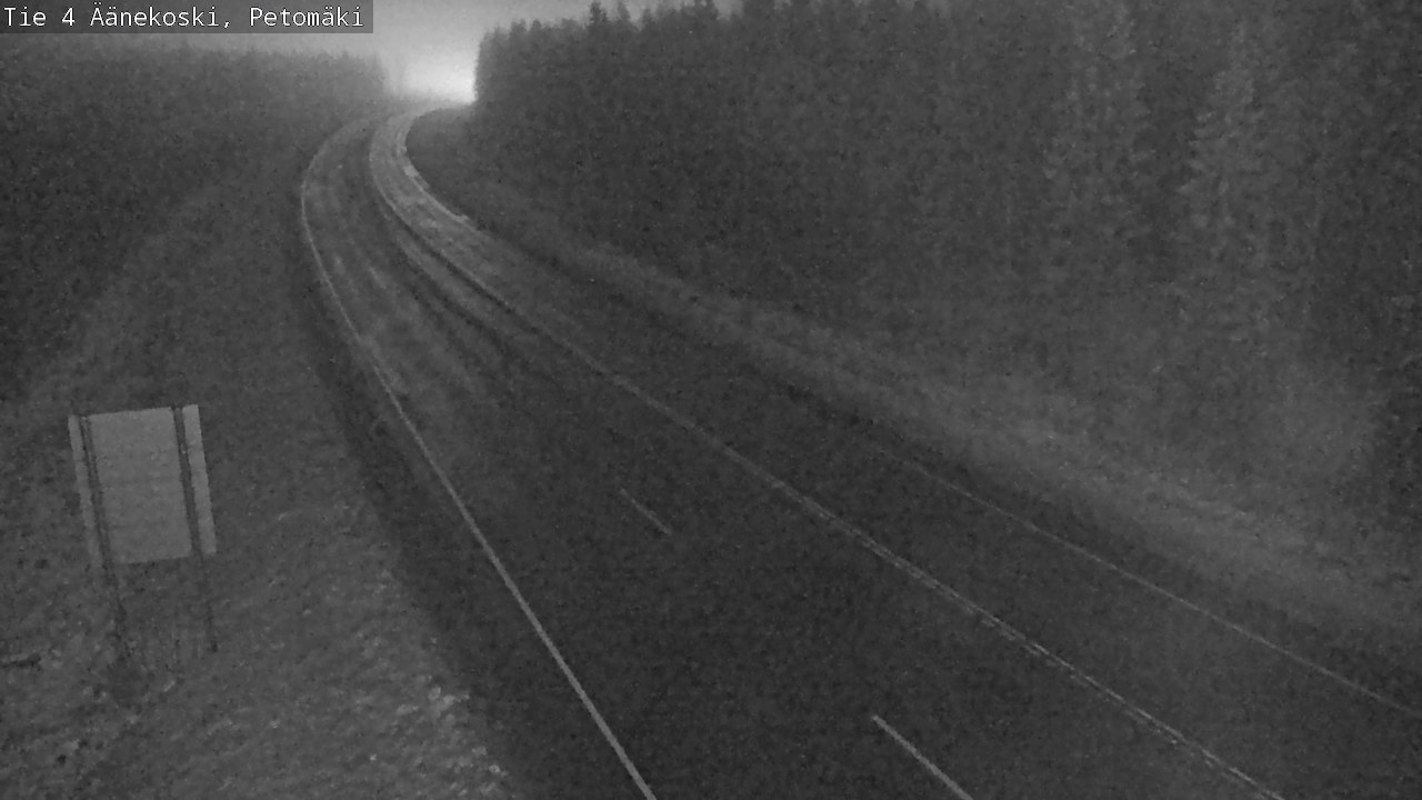 Weather Camera Image Väg 4 Äänekoski. PetomäkiPetomäki, Äänekoski, Keski-Suomi