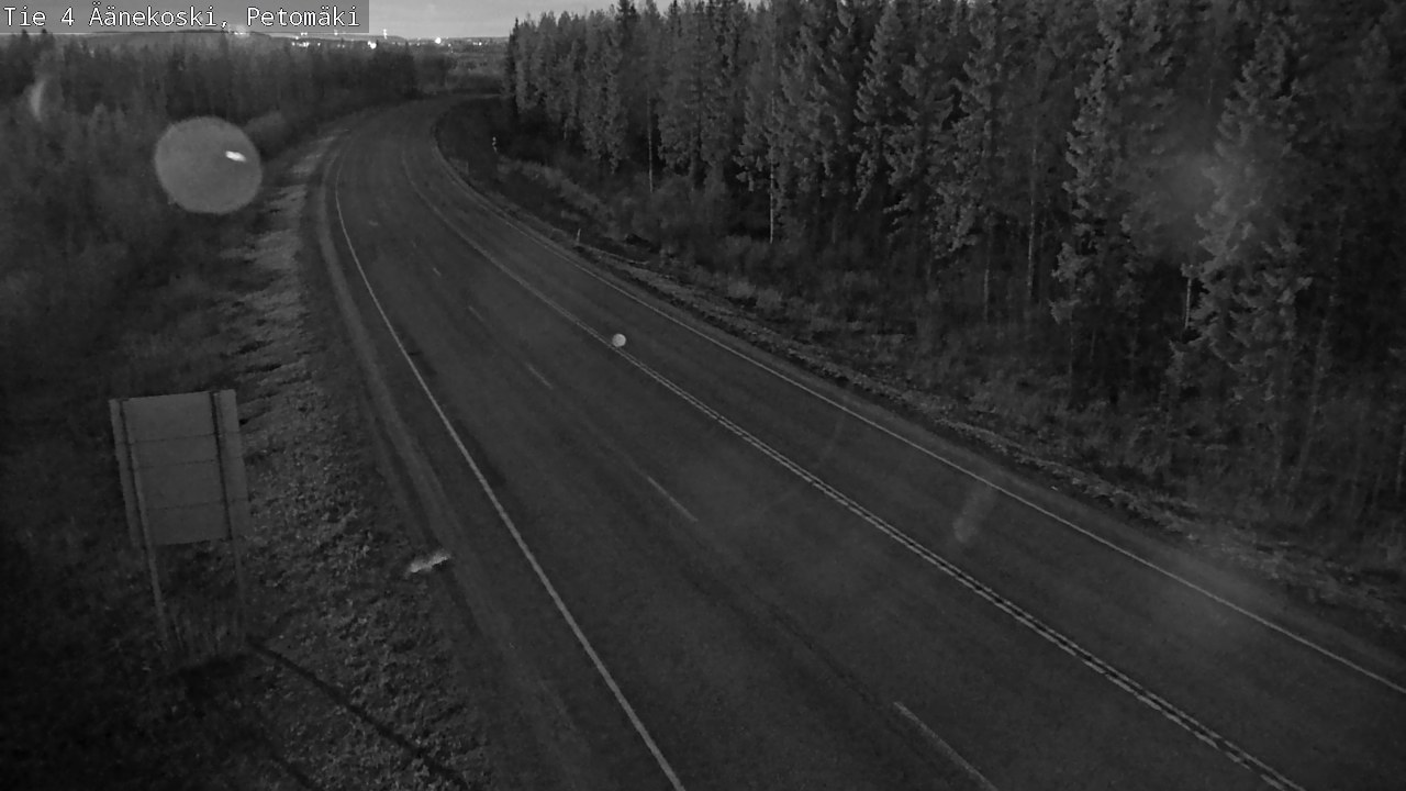 Weather Camera Image Väg 4 Äänekoski. PetomäkiPetomäki, Äänekoski, Keski-Suomi