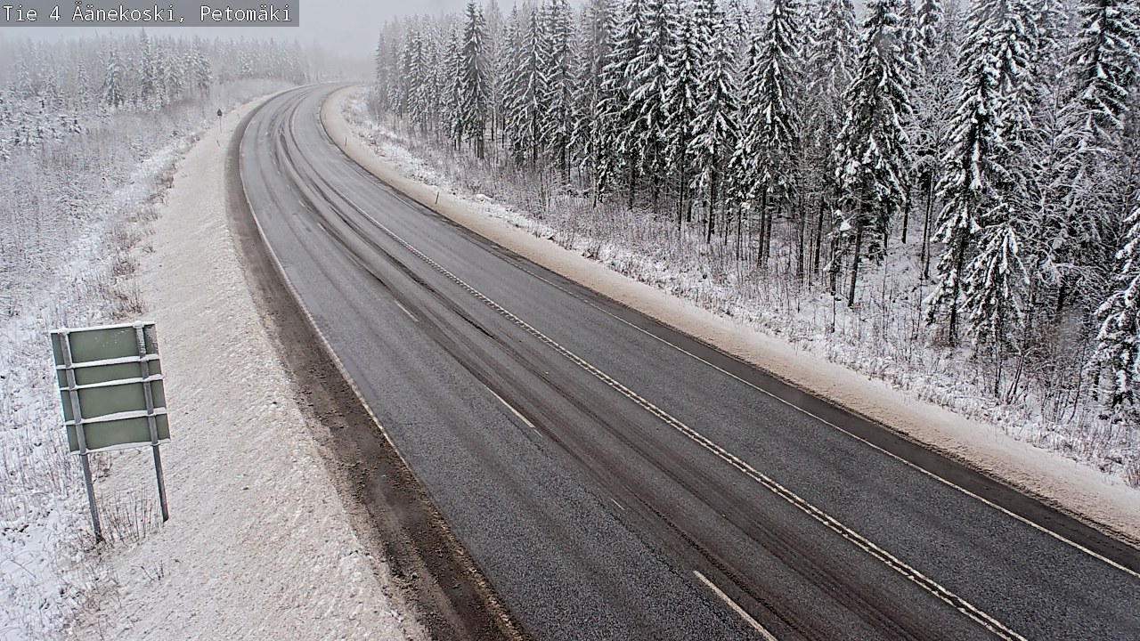 Weather Camera Image Road 4 Äänekoski. PetomäkiPetomäki, Äänekoski, Keski-Suomi