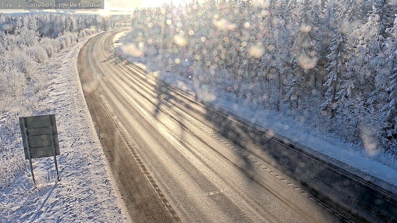Weather Camera Image Road 4 Äänekoski. PetomäkiPetomäki, Äänekoski, Keski-Suomi