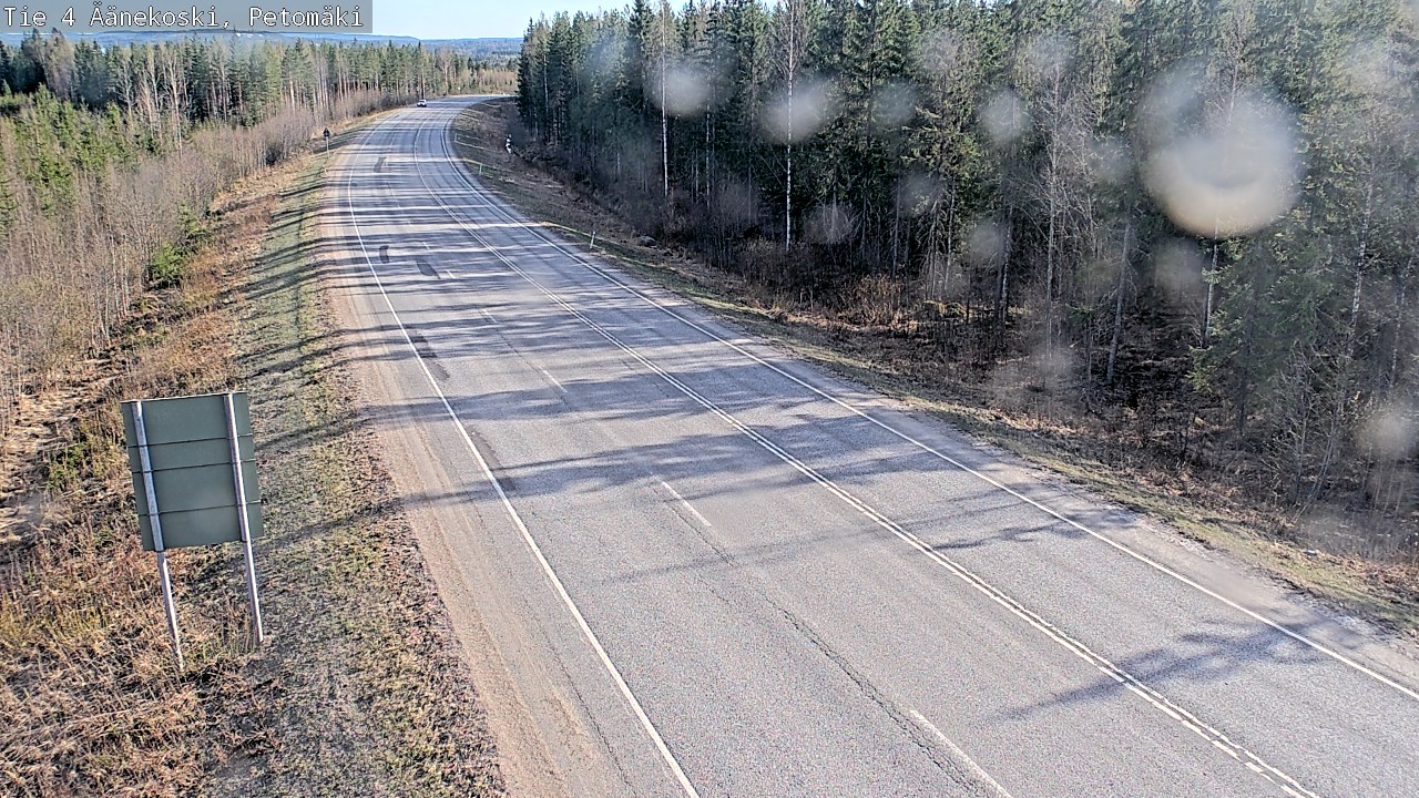 Weather Camera Image Väg 4 Äänekoski. PetomäkiPetomäki, Äänekoski, Keski-Suomi