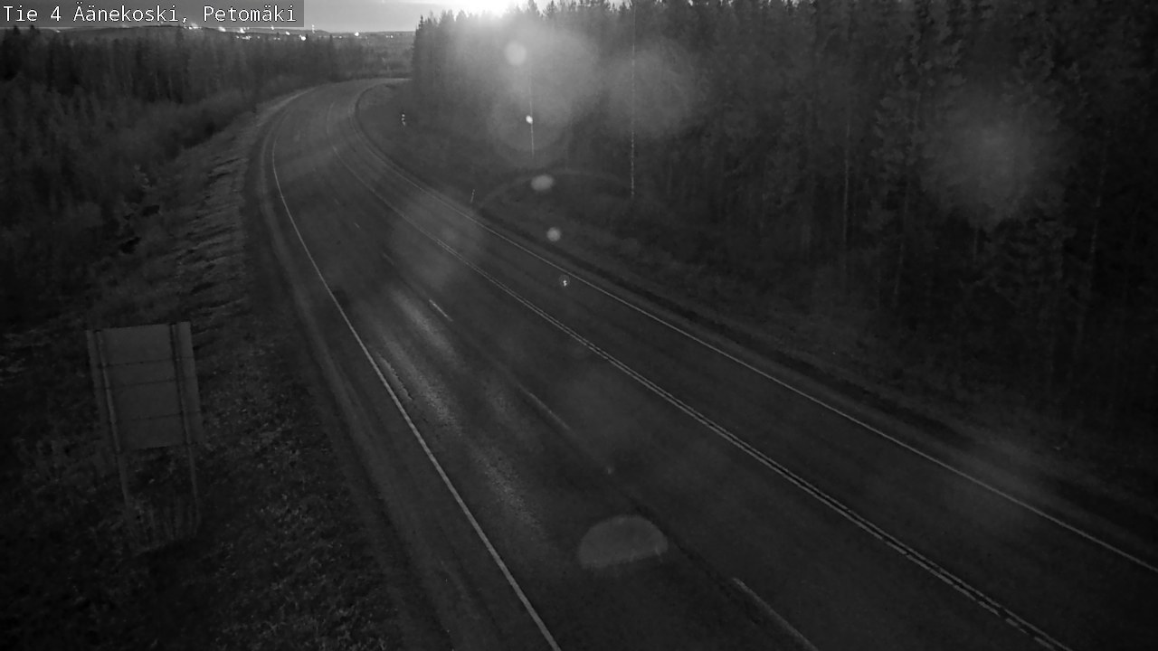 Weather Camera Image Road 4 Äänekoski. PetomäkiPetomäki, Äänekoski, Keski-Suomi