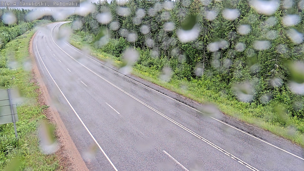 Weather Camera Image Väg 4 Äänekoski. PetomäkiPetomäki, Äänekoski, Keski-Suomi