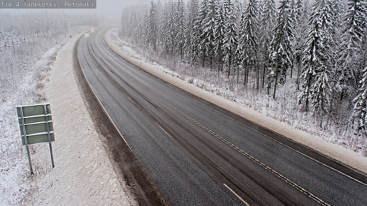 Weather Camera Image Road 4 Äänekoski. PetomäkiPetomäki, Äänekoski, Keski-Suomi