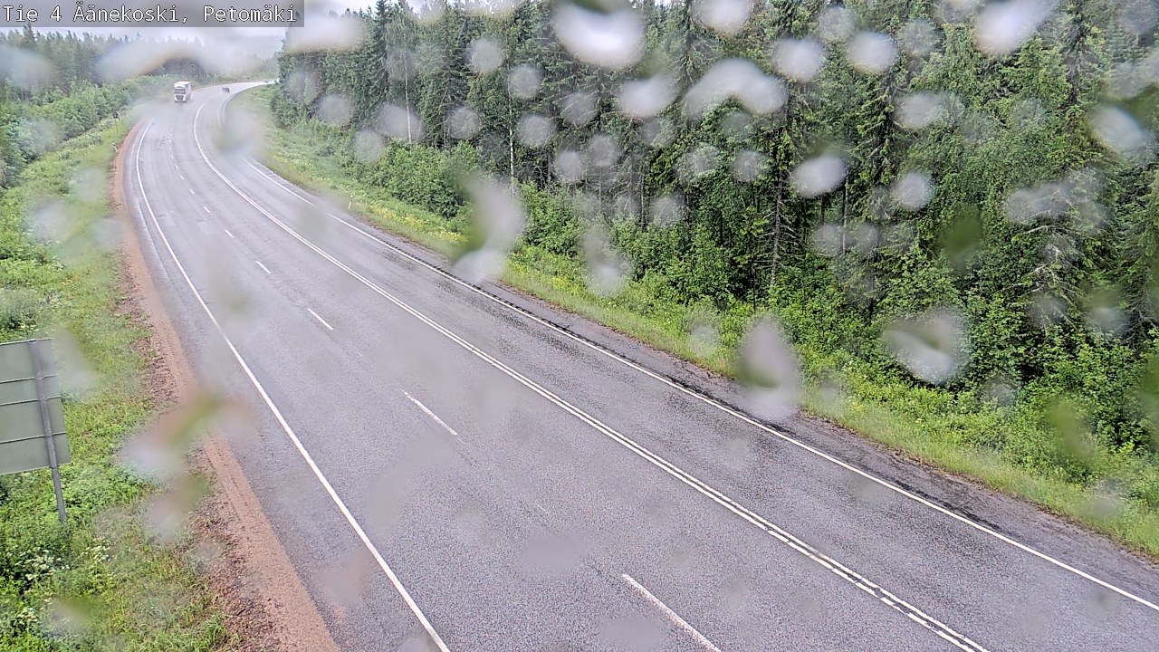 Weather Camera Image Väg 4 Äänekoski. PetomäkiPetomäki, Äänekoski, Keski-Suomi