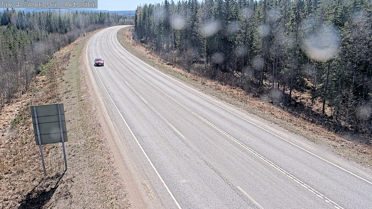 Weather Camera Image Väg 4 Äänekoski. PetomäkiPetomäki, Äänekoski, Keski-Suomi
