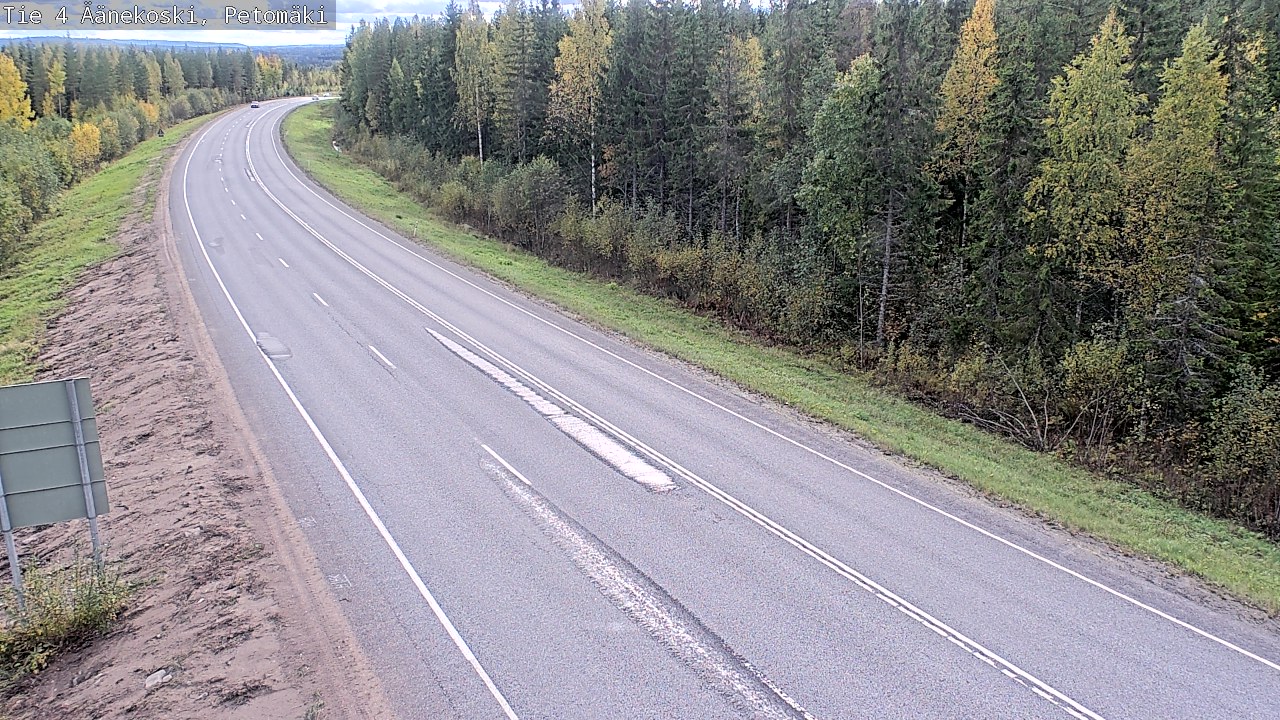 Weather Camera Image Road 4 Äänekoski. PetomäkiPetomäki, Äänekoski, Keski-Suomi