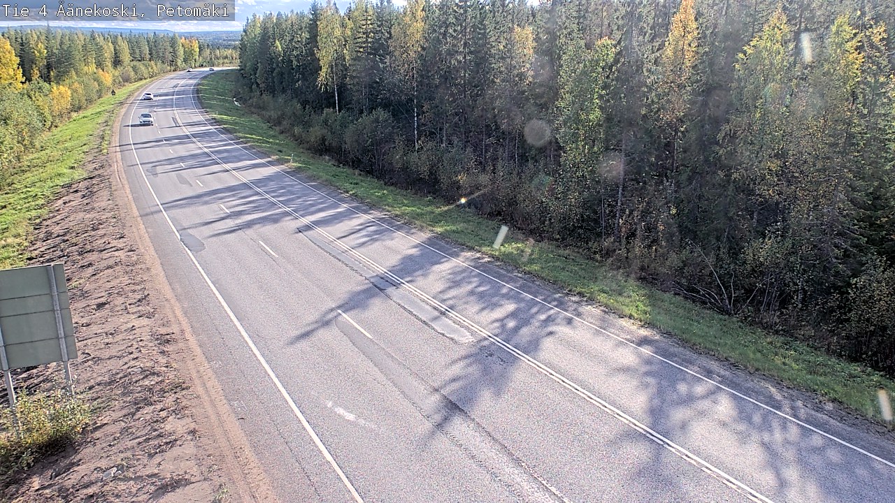 Weather Camera Image Road 4 Äänekoski. PetomäkiPetomäki, Äänekoski, Keski-Suomi