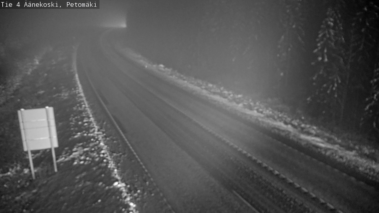 Weather Camera Image Road 4 Äänekoski. PetomäkiPetomäki, Äänekoski, Keski-Suomi