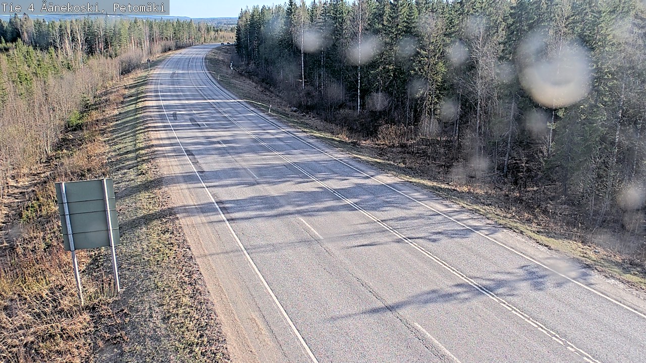 Weather Camera Image Väg 4 Äänekoski. PetomäkiPetomäki, Äänekoski, Keski-Suomi