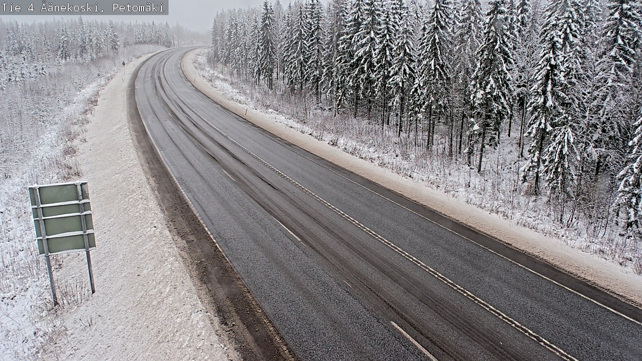 Weather Camera Image Road 4 Äänekoski. PetomäkiPetomäki, Äänekoski, Keski-Suomi