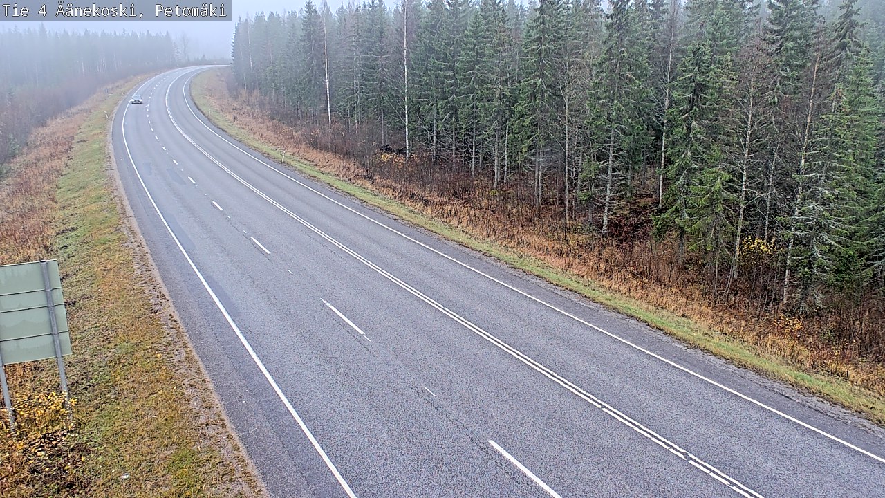 Kelikamerat Kuva Tie 4 Äänekoski. Petomäki, Äänekoski, Keski-Suomi