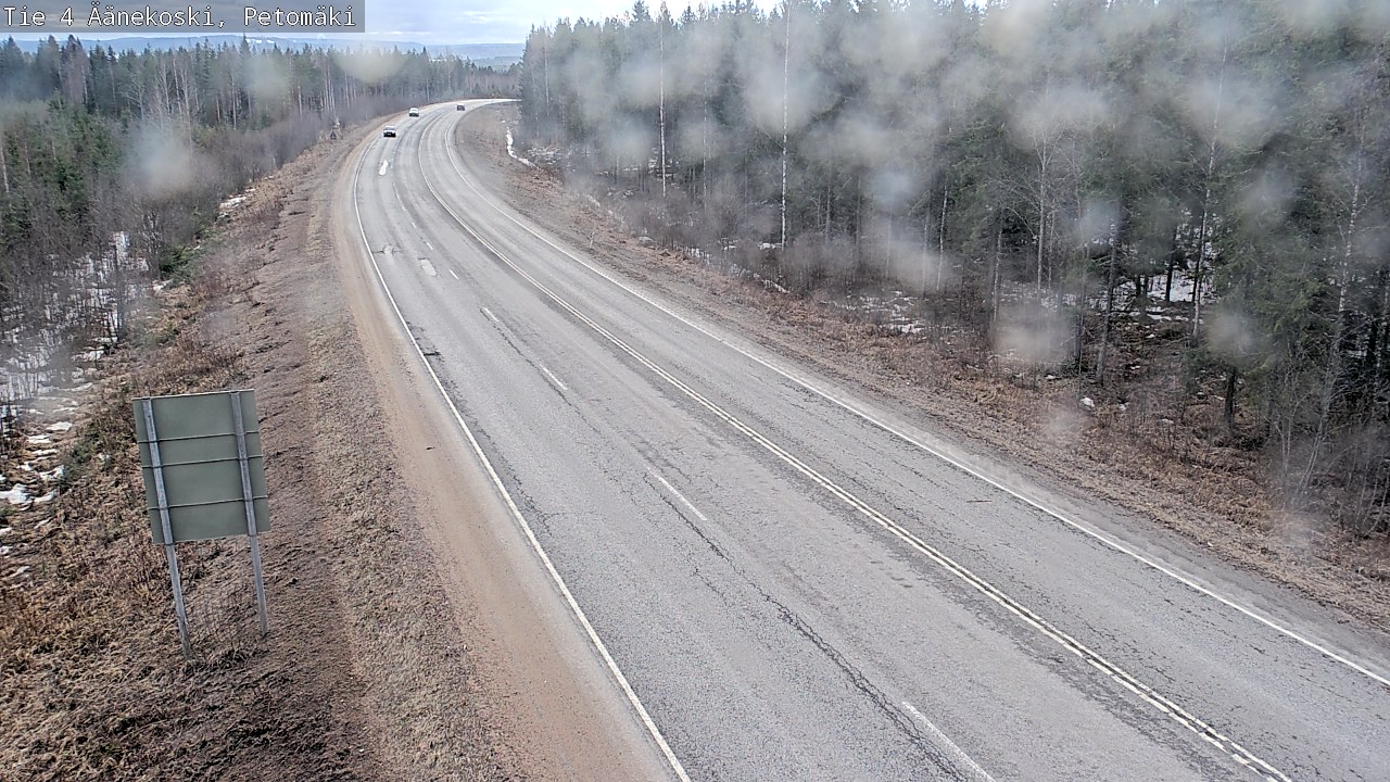 Weather Camera Image Road 4 Äänekoski. PetomäkiPetomäki, Äänekoski, Keski-Suomi