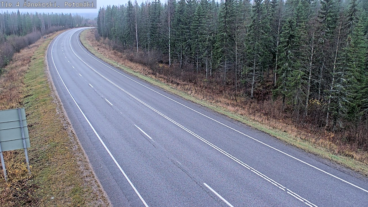 Kelikamerat Kuva Tie 4 Äänekoski. Petomäki, Äänekoski, Keski-Suomi
