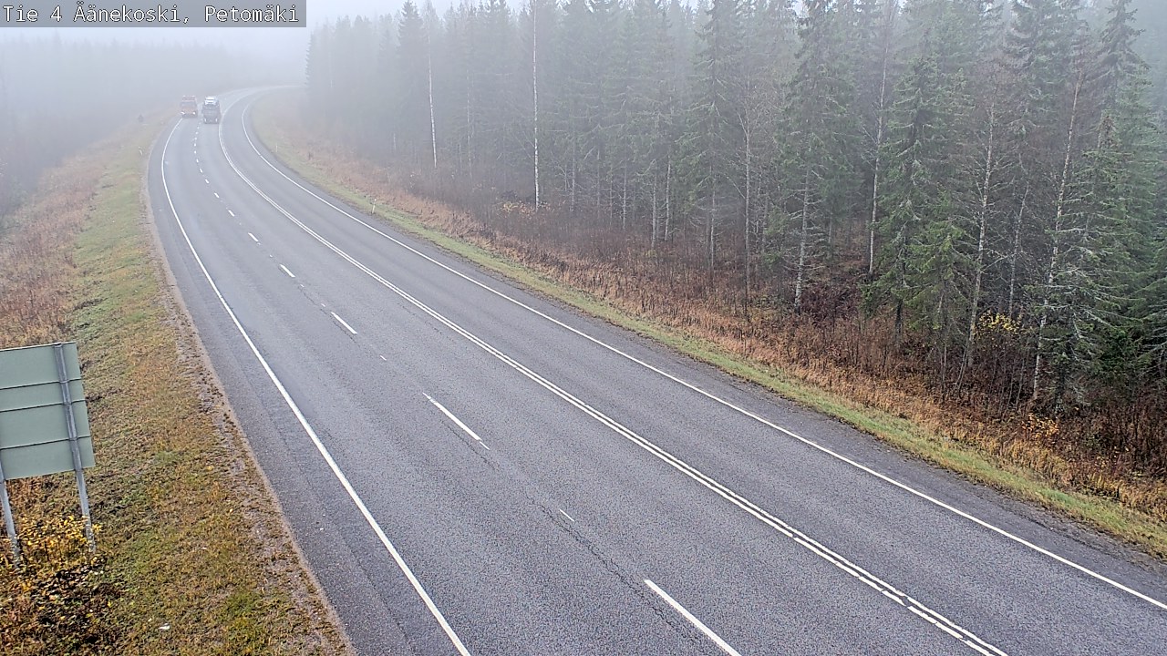 Kelikamerat Kuva Tie 4 Äänekoski. Petomäki, Äänekoski, Keski-Suomi