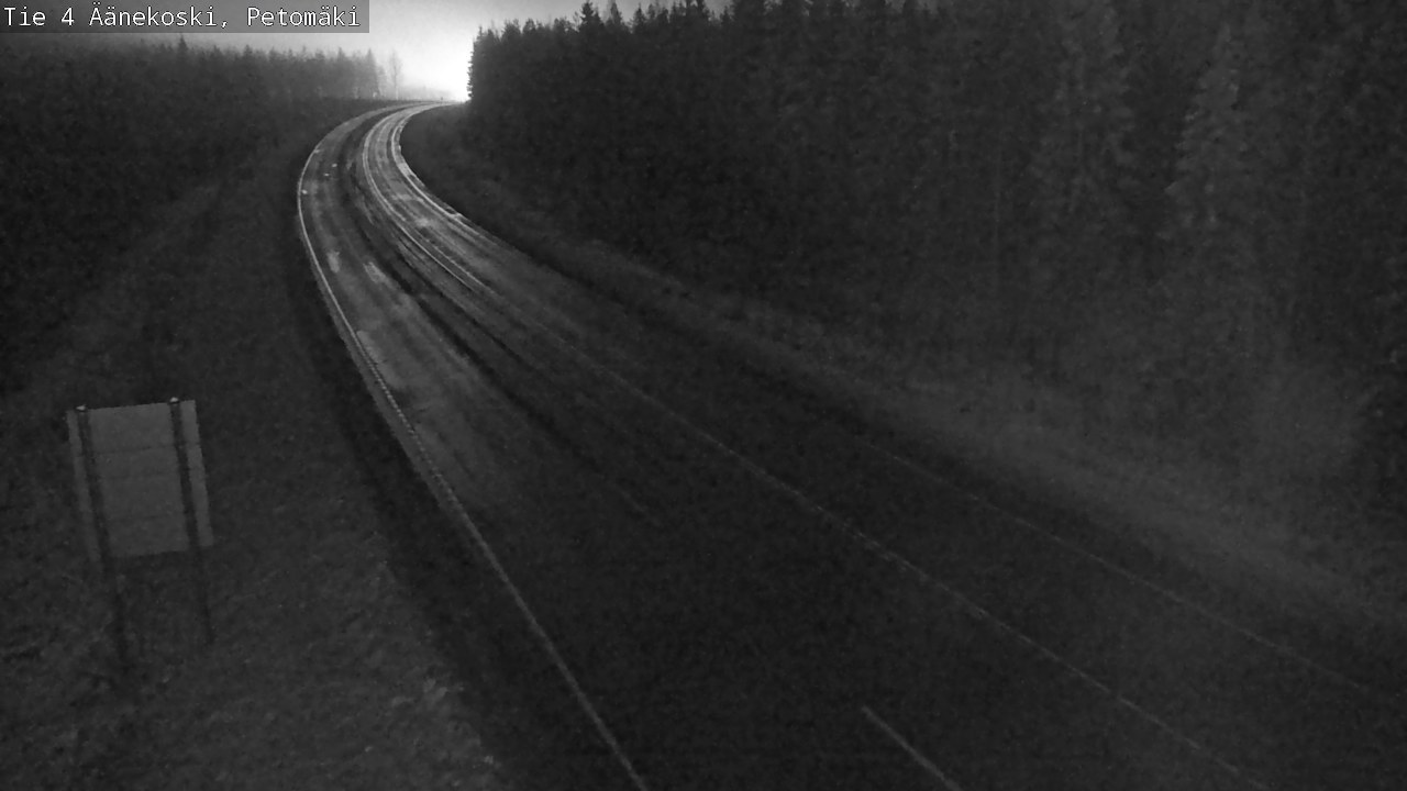 Weather Camera Image Road 4 Äänekoski. PetomäkiPetomäki, Äänekoski, Keski-Suomi