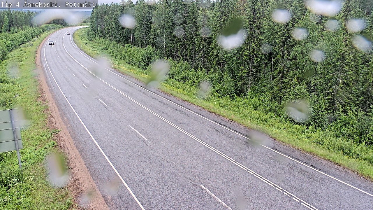 Weather Camera Image Väg 4 Äänekoski. PetomäkiPetomäki, Äänekoski, Keski-Suomi