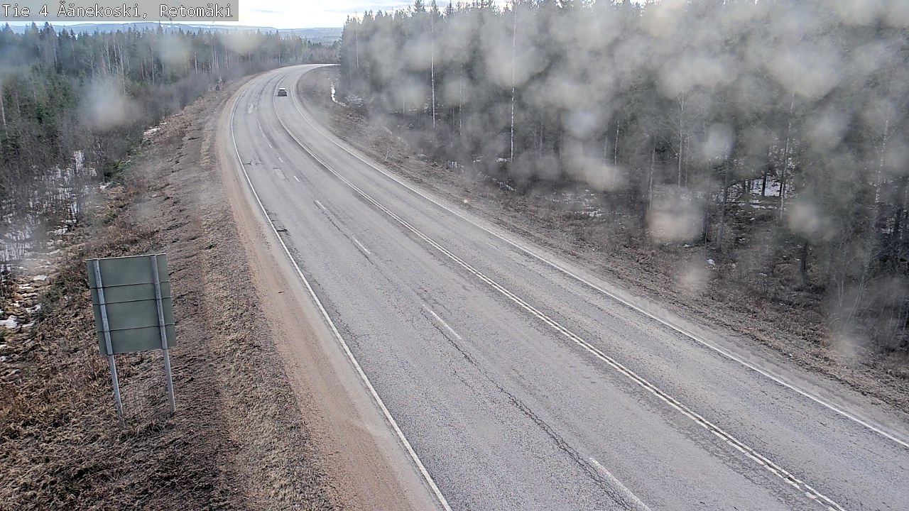 Weather Camera Image Road 4 Äänekoski. PetomäkiPetomäki, Äänekoski, Keski-Suomi