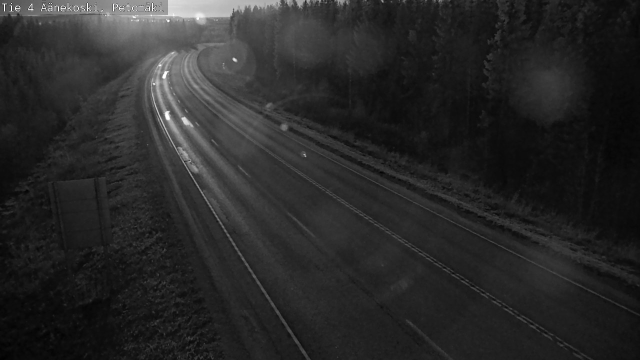 Weather Camera Image Road 4 Äänekoski. PetomäkiPetomäki, Äänekoski, Keski-Suomi