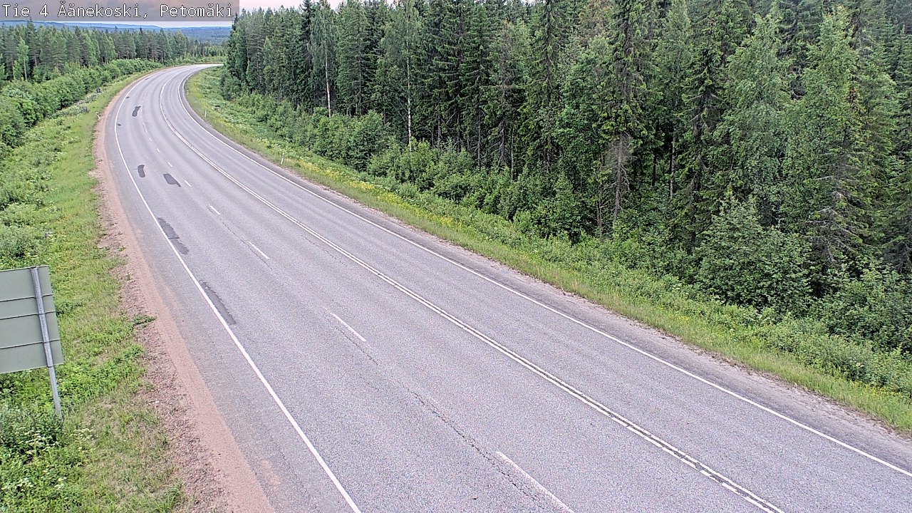Kelikamerat Kuva Tie 4 Äänekoski. Petomäki, Äänekoski, Keski-Suomi