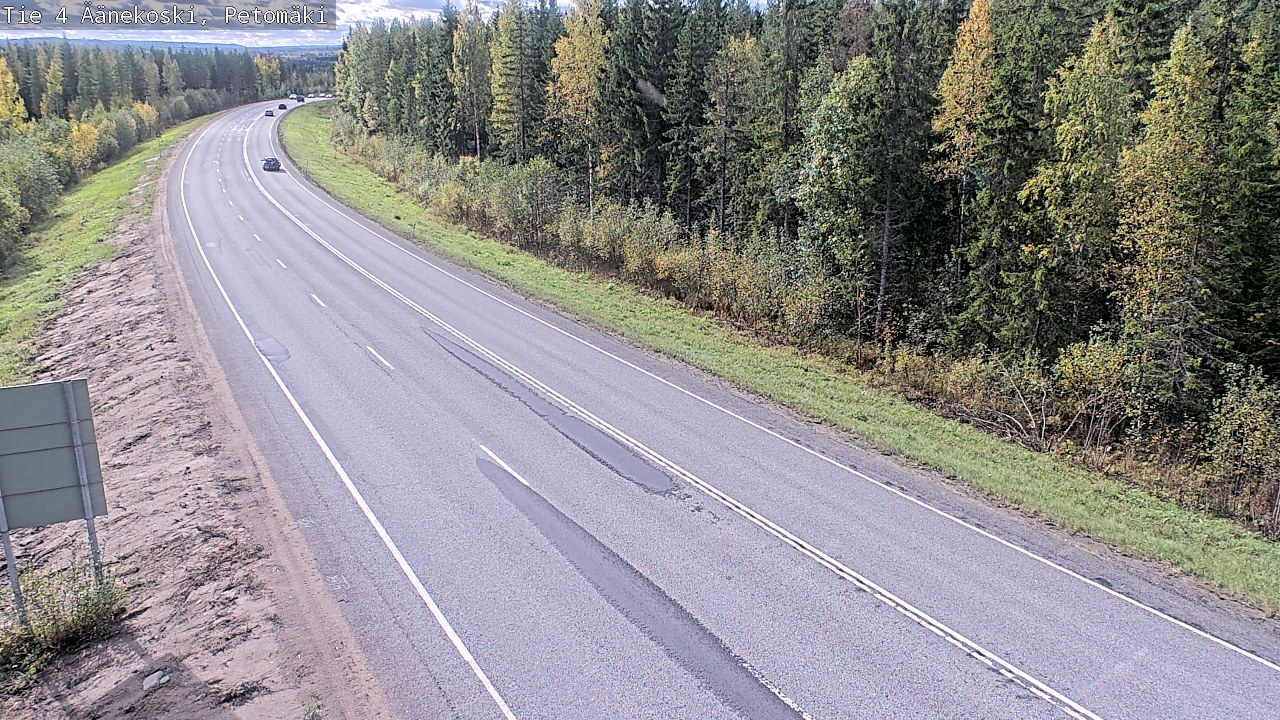 Weather Camera Image Road 4 Äänekoski. PetomäkiPetomäki, Äänekoski, Keski-Suomi