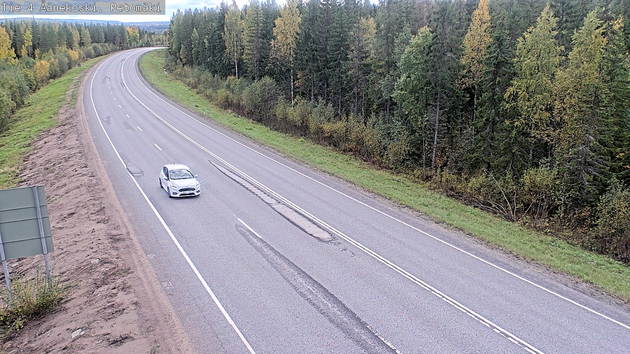 Weather Camera Image Road 4 Äänekoski. PetomäkiPetomäki, Äänekoski, Keski-Suomi