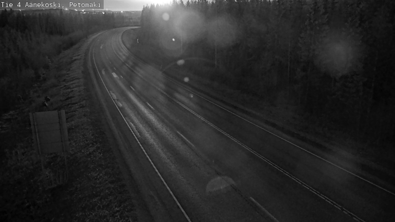 Weather Camera Image Road 4 Äänekoski. PetomäkiPetomäki, Äänekoski, Keski-Suomi