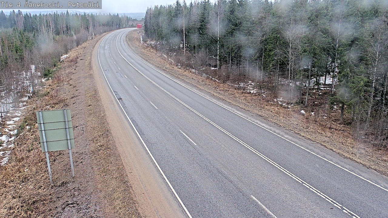Weather Camera Image Road 4 Äänekoski. PetomäkiPetomäki, Äänekoski, Keski-Suomi