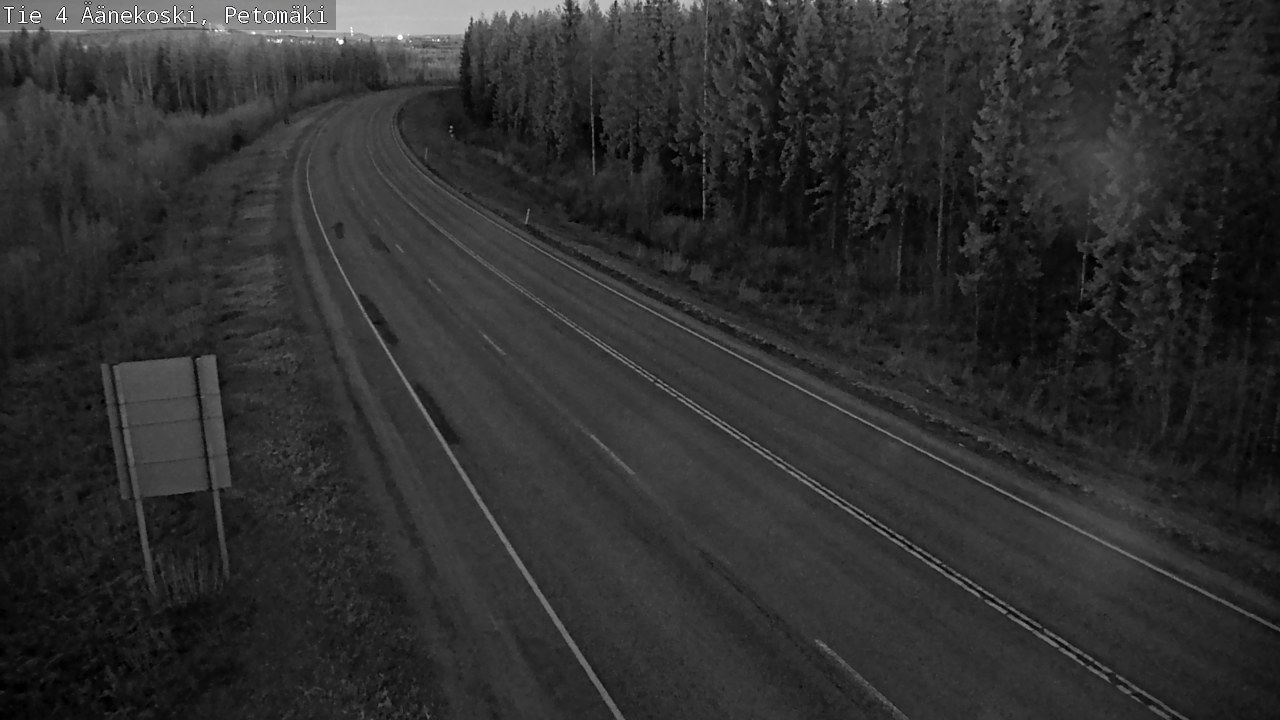 Weather Camera Image Väg 4 Äänekoski. PetomäkiPetomäki, Äänekoski, Keski-Suomi