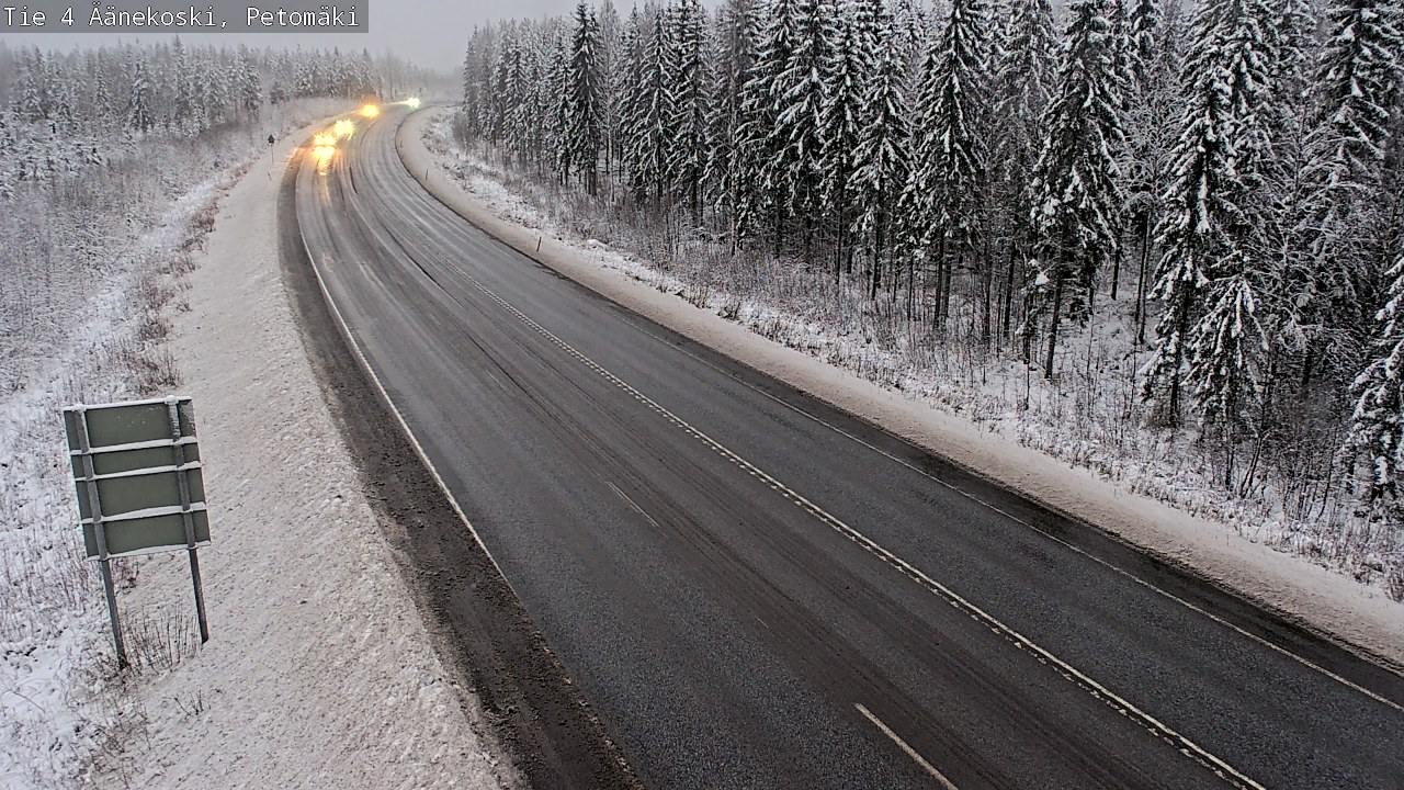 Weather Camera Image Road 4 Äänekoski. PetomäkiPetomäki, Äänekoski, Keski-Suomi