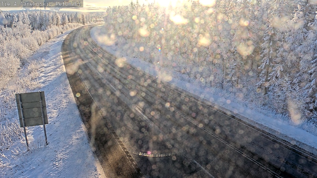 Weather Camera Image Road 4 Äänekoski. PetomäkiPetomäki, Äänekoski, Keski-Suomi