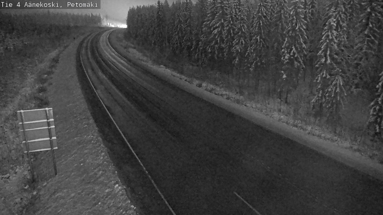 Weather Camera Image Road 4 Äänekoski. PetomäkiPetomäki, Äänekoski, Keski-Suomi