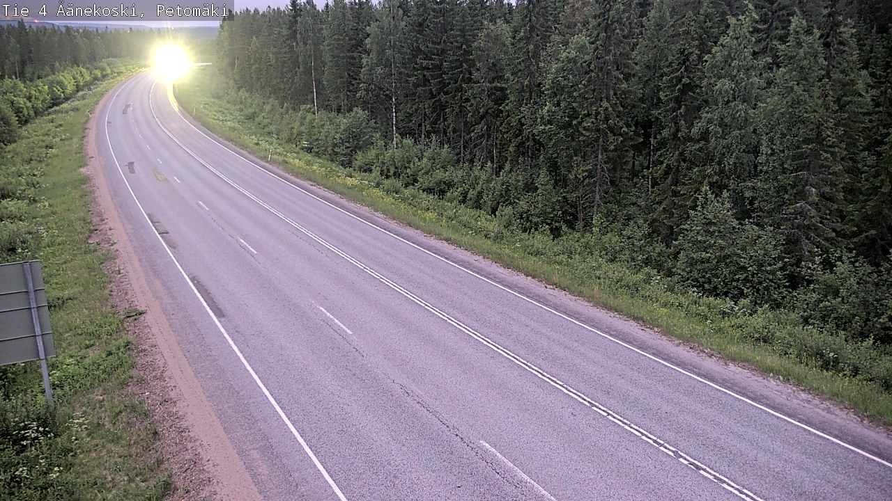 Kelikamerat Kuva Tie 4 Äänekoski. Petomäki, Äänekoski, Keski-Suomi