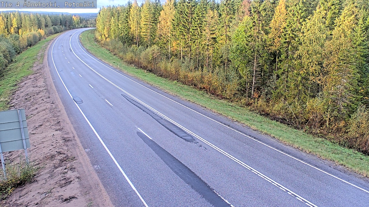 Weather Camera Image Road 4 Äänekoski. PetomäkiPetomäki, Äänekoski, Keski-Suomi