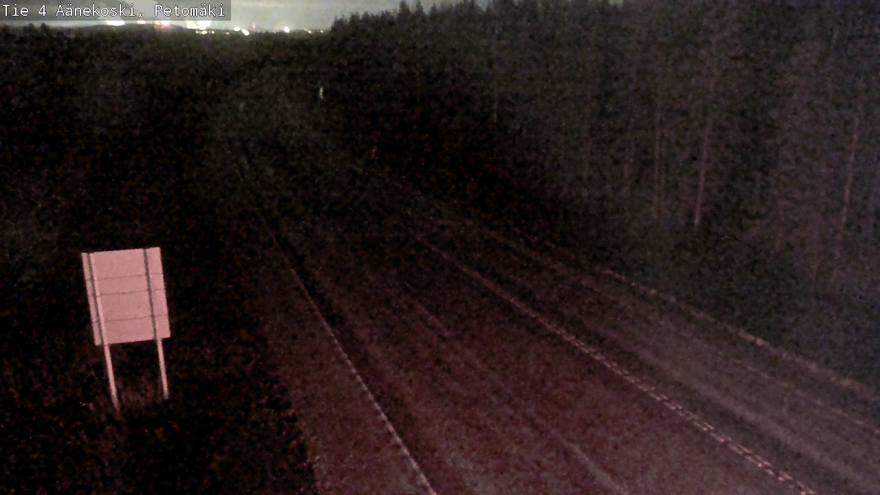 Weather Camera Image Road 4 Äänekoski. PetomäkiPetomäki, Äänekoski, Keski-Suomi