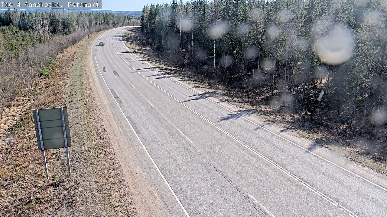 Weather Camera Image Väg 4 Äänekoski. PetomäkiPetomäki, Äänekoski, Keski-Suomi