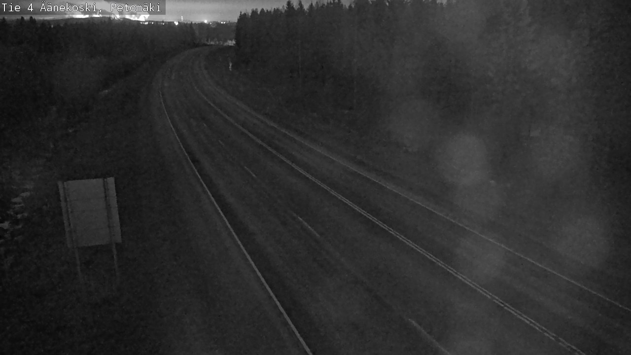 Weather Camera Image Road 4 Äänekoski. PetomäkiPetomäki, Äänekoski, Keski-Suomi