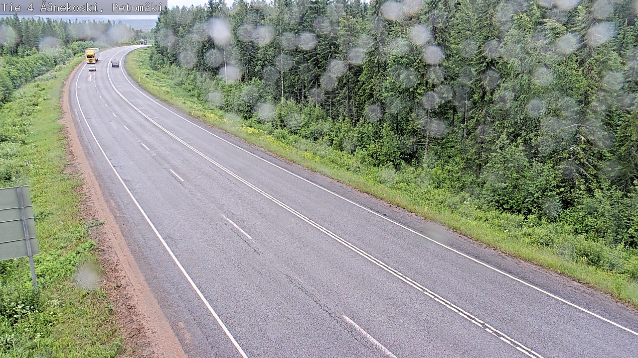 Weather Camera Image Väg 4 Äänekoski. PetomäkiPetomäki, Äänekoski, Keski-Suomi